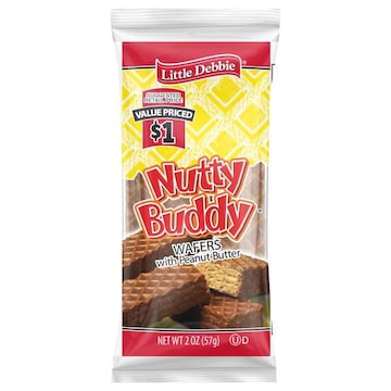 Little Debbie Nutty Buddy Wafers with Peanut Butter