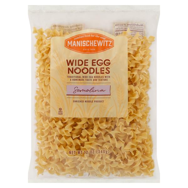 Manischewitz Egg Noodles, Wide, Semolina Publix Super Markets