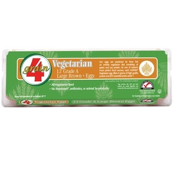 4 Grain Cage Free Cage Free Large Brown Eggs