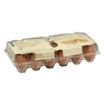 GreenWise Eggs, Organic, Cage-Free, Brown, Large