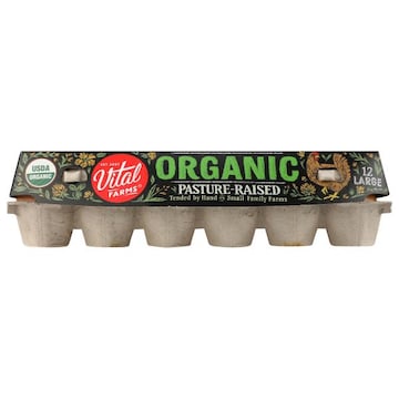Vital Farms Organic Pasture-Raised Large Eggs