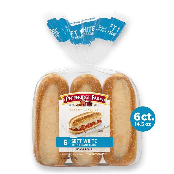 Pepperidge Farm® Bakery Classics Soft White with Sesame Seeds Hoagie
