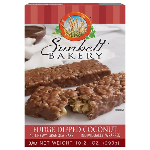 Sunbelt Bakery Granola Bars, Chewy, Fudge Dipped Coconut | Publix Super ...