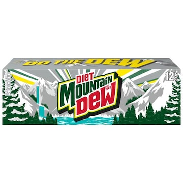Mountain Dew Mountain Dew Diet Soda 12 Fl Oz, 12 Count