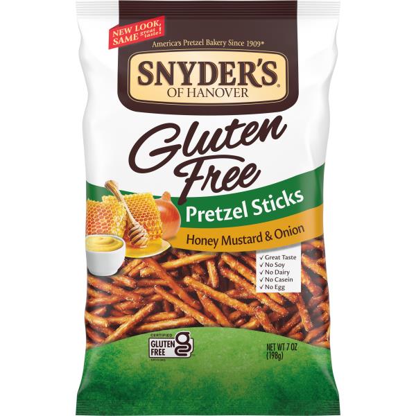 Snyder's of Hanover® Gluten Free Honey Mustard and Onion Pretzel Sticks