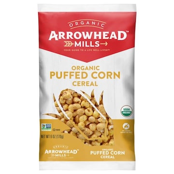 Arrowhead Mills Cereal, Organic, Puffed Corn