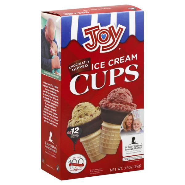 Joy Ice Cream Cups, Chocolate Dipped Publix Super Markets