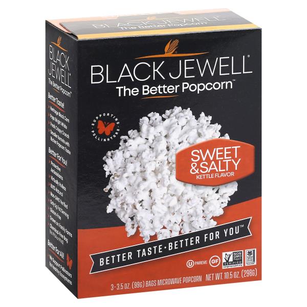 Black Jewell Microwave Popcorn, Sweet & Salty Kettle Flavor Publix