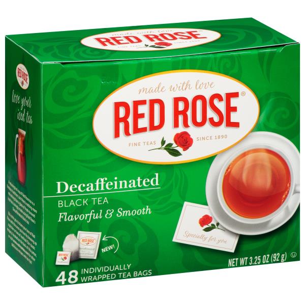 Red Rose Black Tea, Decaffeinated, Flavorful & Smooth Publix Super