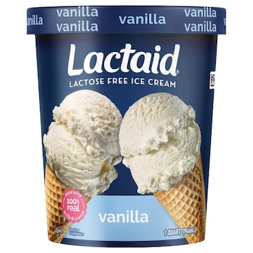 LACTAID Ice Cream, Lactose Free, Vanilla