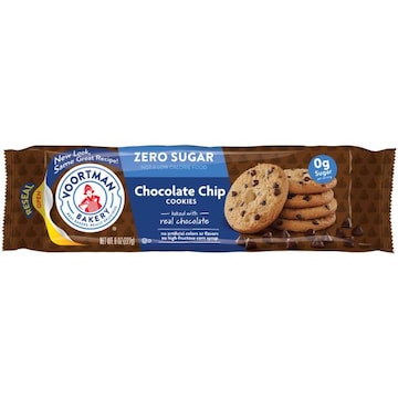 Voortman Bakery Cookies, Zero Sugar, Chocolate Chip