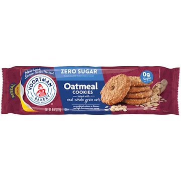 Voortman Bakery Cookies, Zero Sugar, Oatmeal