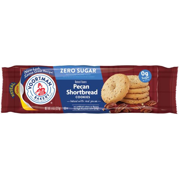 Voortman Bakery Cookies, Sugar Free!, Pecan Shortbread Publix Super