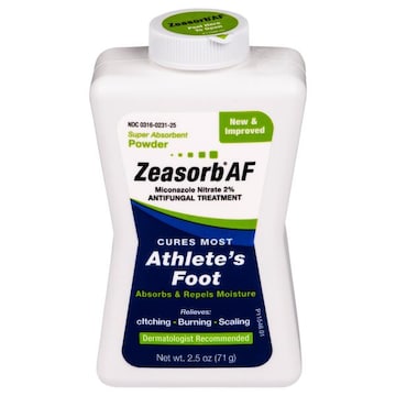 Zeasorb AF Antifungal Treatment, Miconazole Nitrate 2%, Powder
