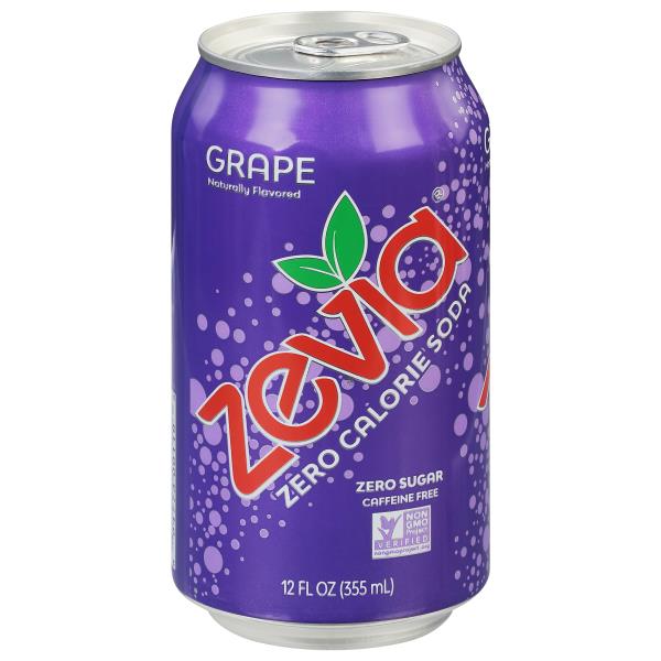 Zevia Soda, Zero Calorie, Grape | Publix Super Markets