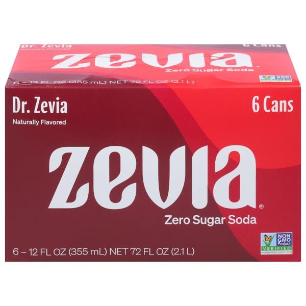 Zevia Soda, Zero Sugar, Dr. Zevia | Publix Super Markets