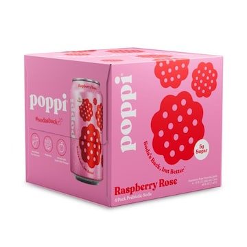 Poppi Raspberry Rose 4-Pack