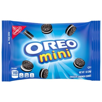 Oreo OREO Mini Chocolate Sandwich Cookies, 1 oz Snack Pack
