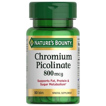 Nature's Bounty Chromium Picolinate, 800 mcg, Tablets