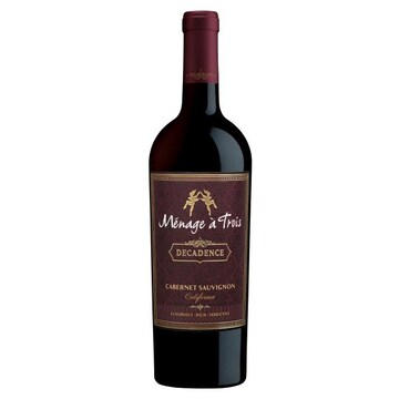 Menage a Trois Decadence Cabernet Sauvignon California Red Wine