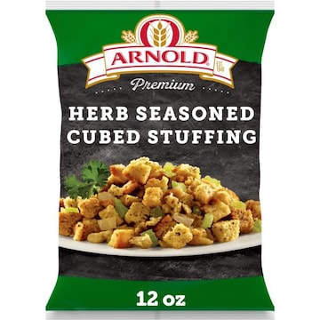 Arnold Herb Seasoned Cubed Bread Stuffing, 12 oz