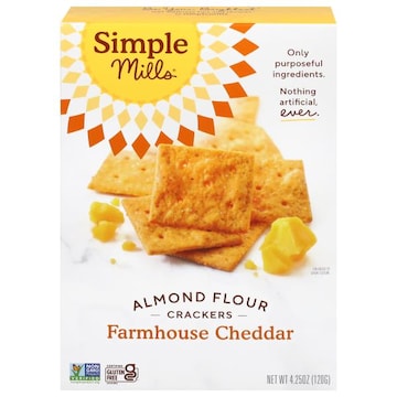 Simple Mills Almond Flour Farmhouse Cheddar Crackers