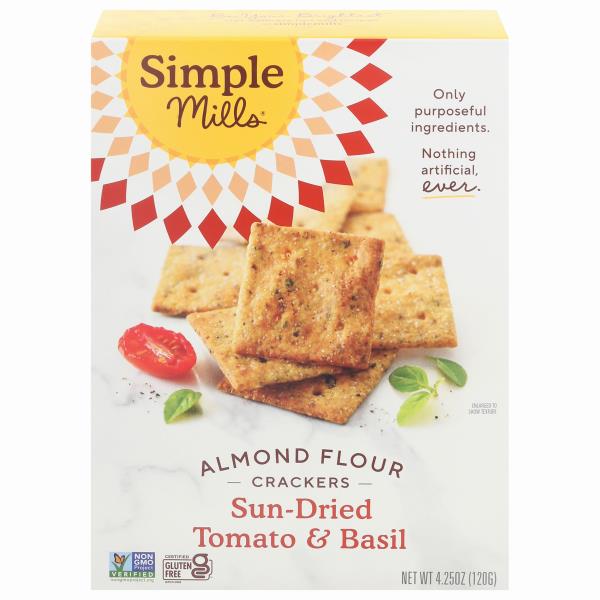 Simple Mills Crackers, Almond Flour, Sun-Dried Tomato & Basil | Publix ...