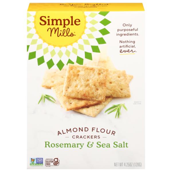 Simple Mills Crackers, Almond Flour, Rosemary & Sea Salt | Publix Super ...