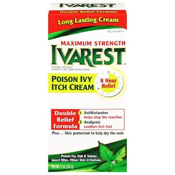 Ivarest Double Relief Formula Maximum Strength Poison Ivy Itch Cream