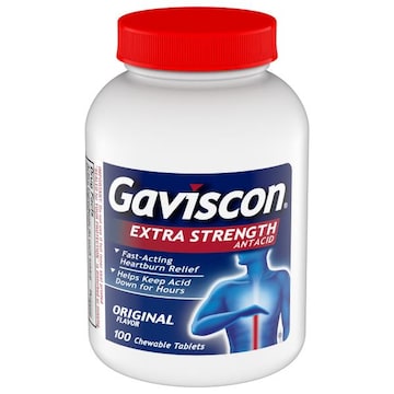 Gaviscon Extra Strength Cherry Chewable Tablet