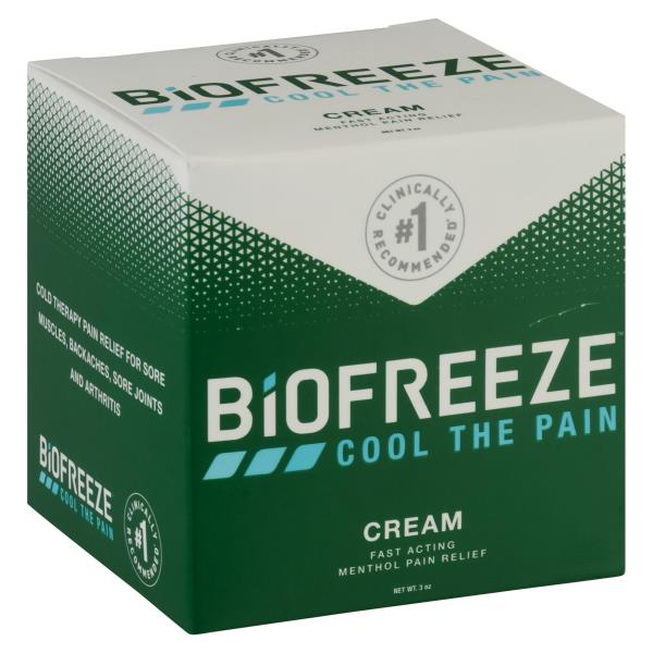 BIOFREEZE Cream, Pain Relief, Menthol | Publix Super Markets