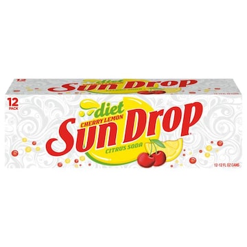 Sun Drop Diet Cherry Lemon Citrus Soda