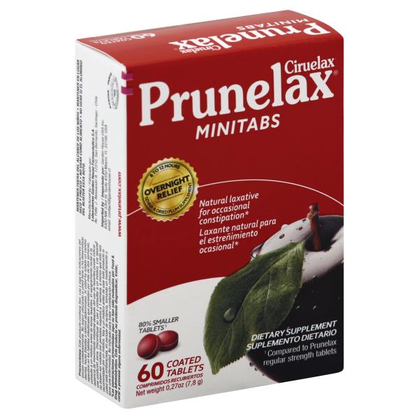 Prunelax Laxative, Natural, Minitabs, Coated Tablets | Publix Super Markets