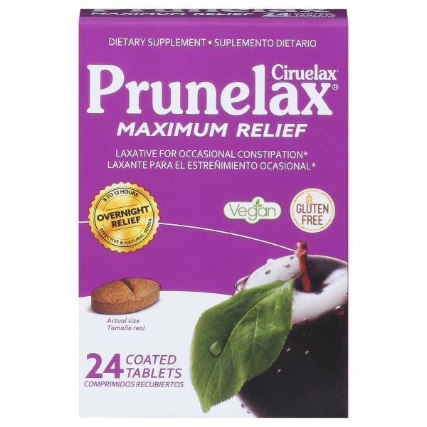 Prunelax Laxative, Maximum Relief, Tablets | Publix Super Markets