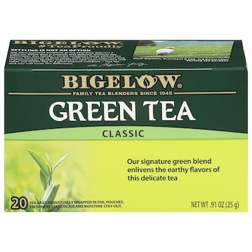 Bigelow Bigelow Green Tea  20 TB, 20 individually wrapped tea bags