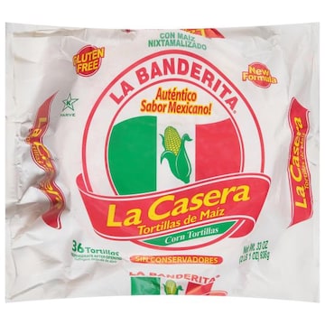 La Banderita Tortillas, Corn