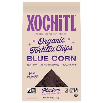Xochitl Organic Mexican Blue Corn Tortilla Chips