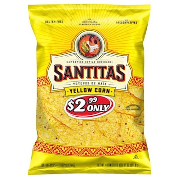 Santitas Tortilla Chips Yellow Corn