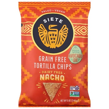 Siete Dairy Free Grain Free Nacho Tortilla Chips