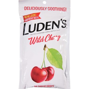 Luden's Soothing Throat Drops, Wild Cherry
