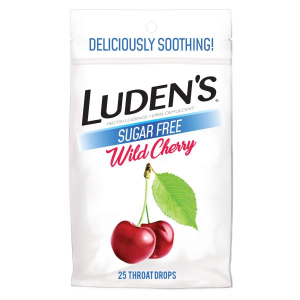くみ 250 Luden's Soothing Throat Drops, Sugar Free Wild Cherry | Publix