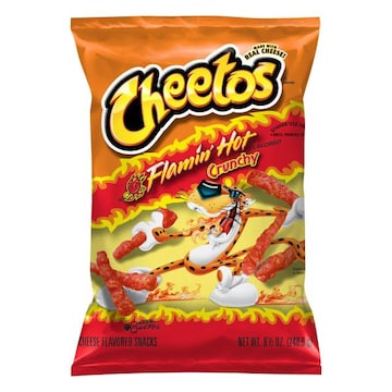 Cheetos Crunchy Cheetos Crunchy Cheese Flavored Snacks Flamin' Hot 8 1/2 Oz