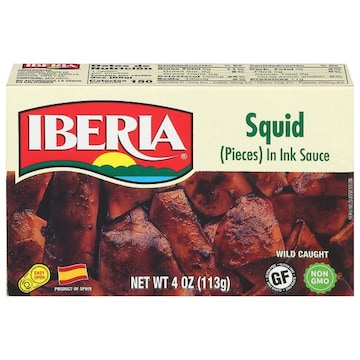 Iberia in Ink Sauce Squid (Pieces)