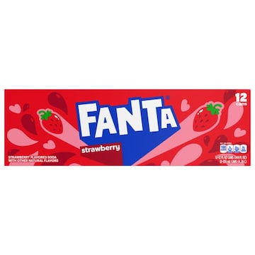Fanta Soda, Strawberry