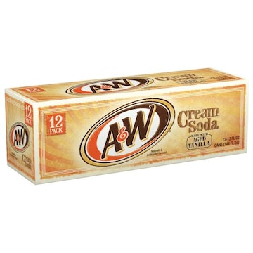 A&W Soda, Cream, 12 Pack