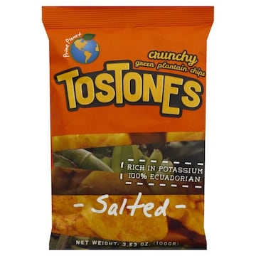 Prime Planet Tostones Green Plantain Chips, Salted, Crunchy