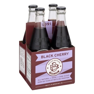 Boylan Bottling Soda, Black Cherry, All Natural