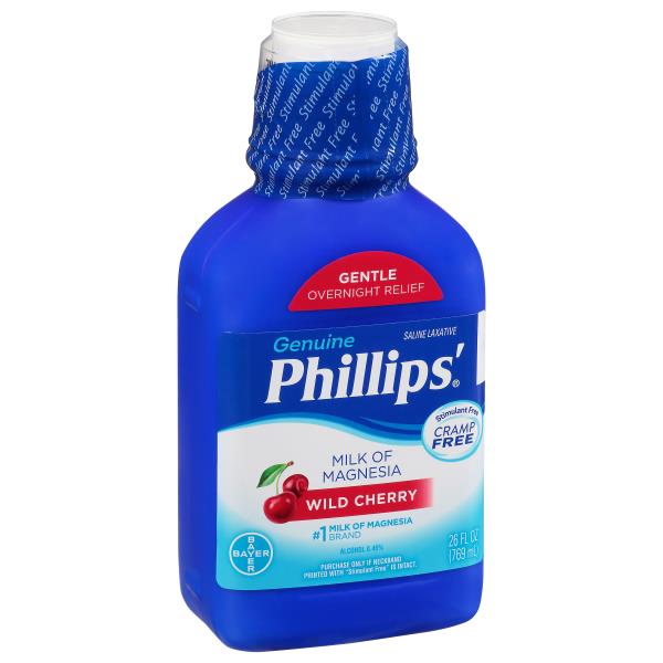 Phillips Genuine Saline Laxative, Wild Cherry Publix Super Markets