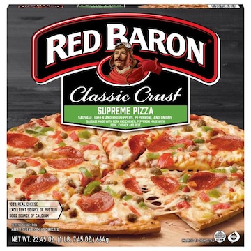 Red Baron Frozen Pizza Classic Crust Supreme