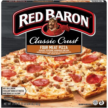 Red Baron Four Meat Classic Crust Frozen Pizza